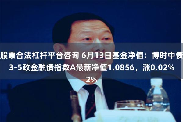 股票合法杠杆平台咨询 6月13日基金净值：博时中债3-5政金融债指数A最新净值1.0856，涨0.02%