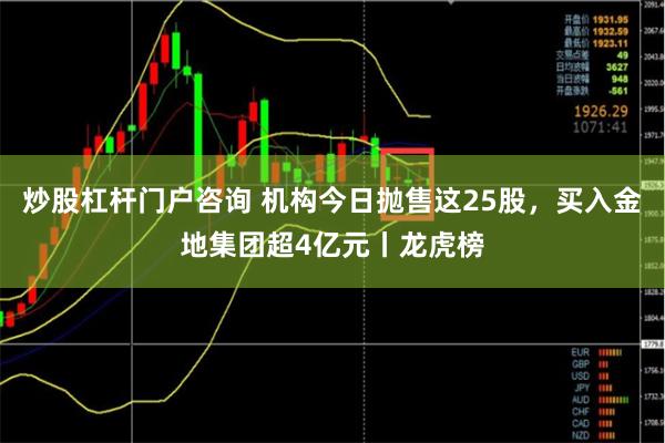 炒股杠杆门户咨询 机构今日抛售这25股，买入金地集团超4亿元丨龙虎榜