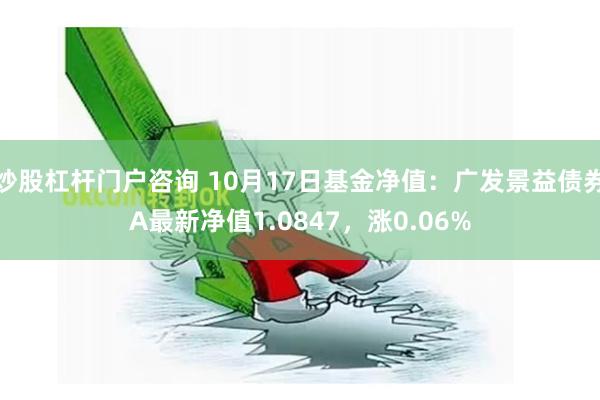 炒股杠杆门户咨询 10月17日基金净值：广发景益债券A最新净值1.0847，涨0.06%